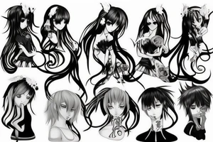 anime tattoo idea