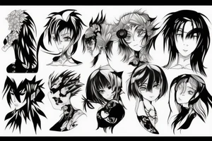 anime tattoo idea