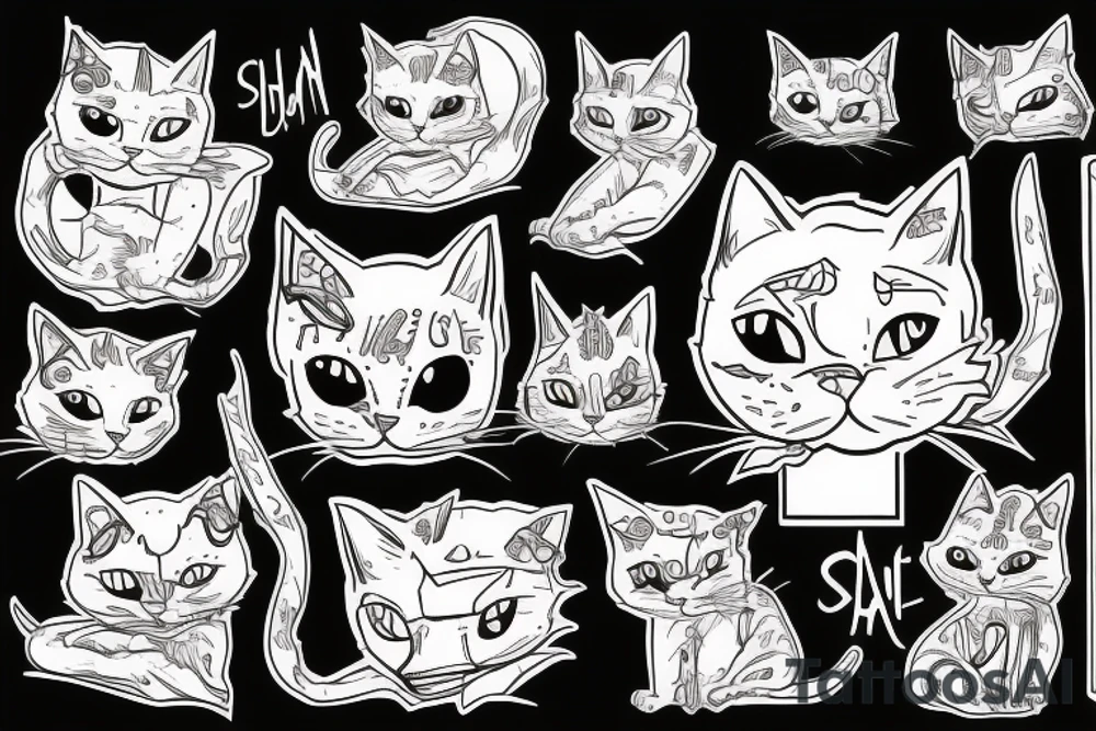 Schrödinger's cat tattoo idea