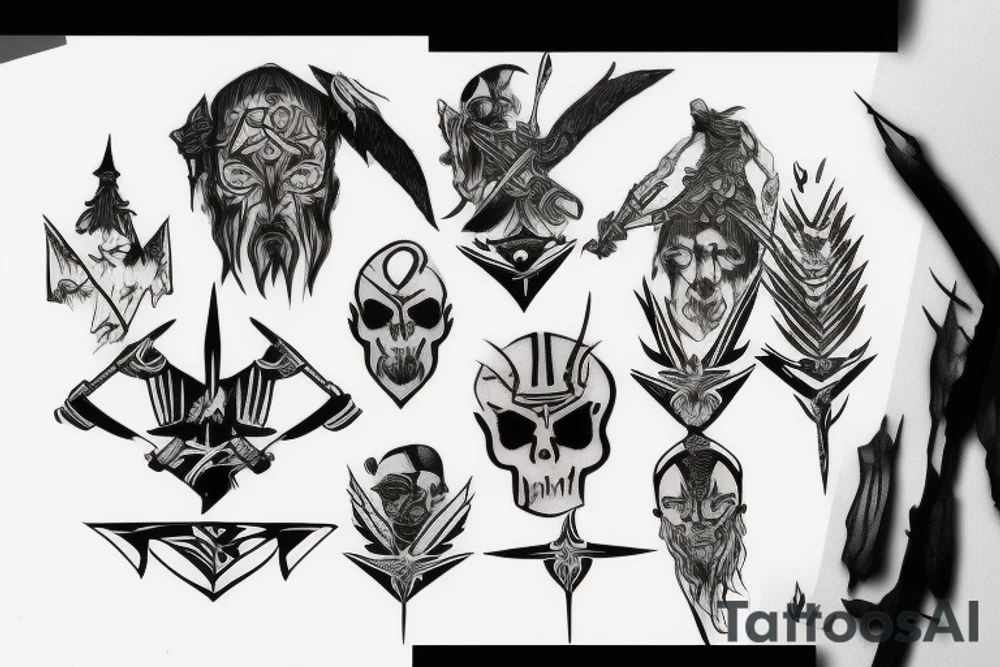 God of war tattoo idea