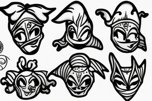 Jester tattoo idea