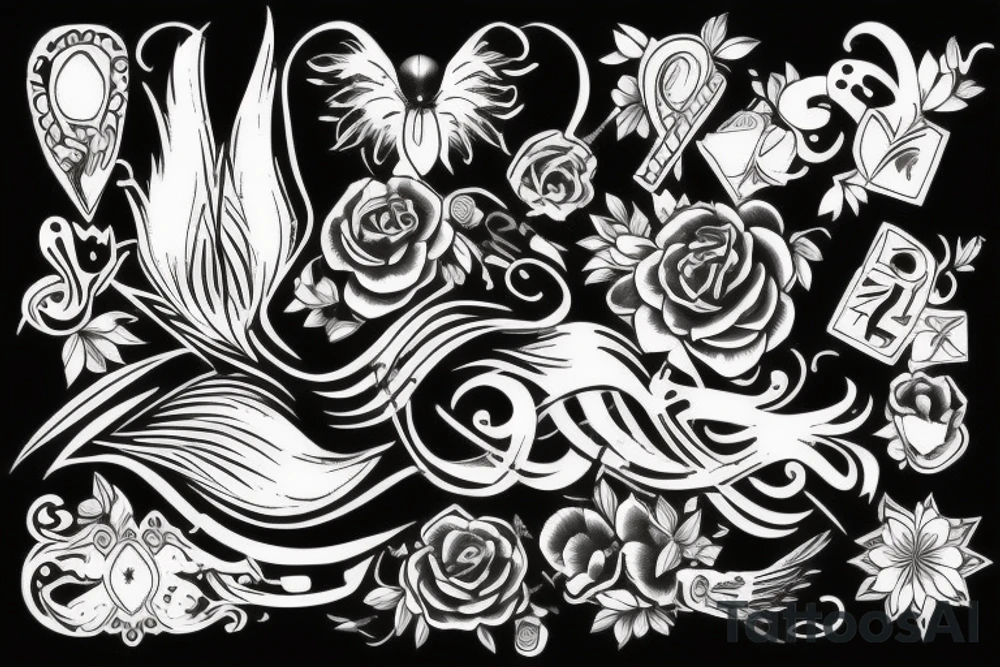 Член в облаках tattoo idea