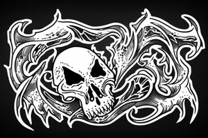 reaper in blood tattoo idea