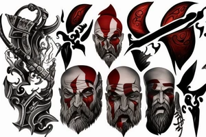 god of war tattoo idea