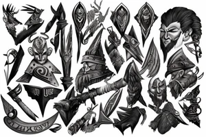 god of war tattoo idea