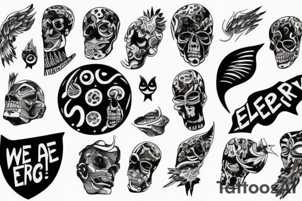 We are made of energy tattoo idea
