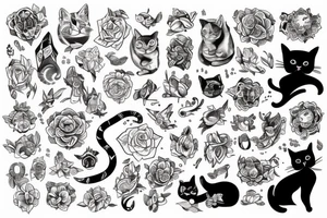 Cat in the future tattoo idea