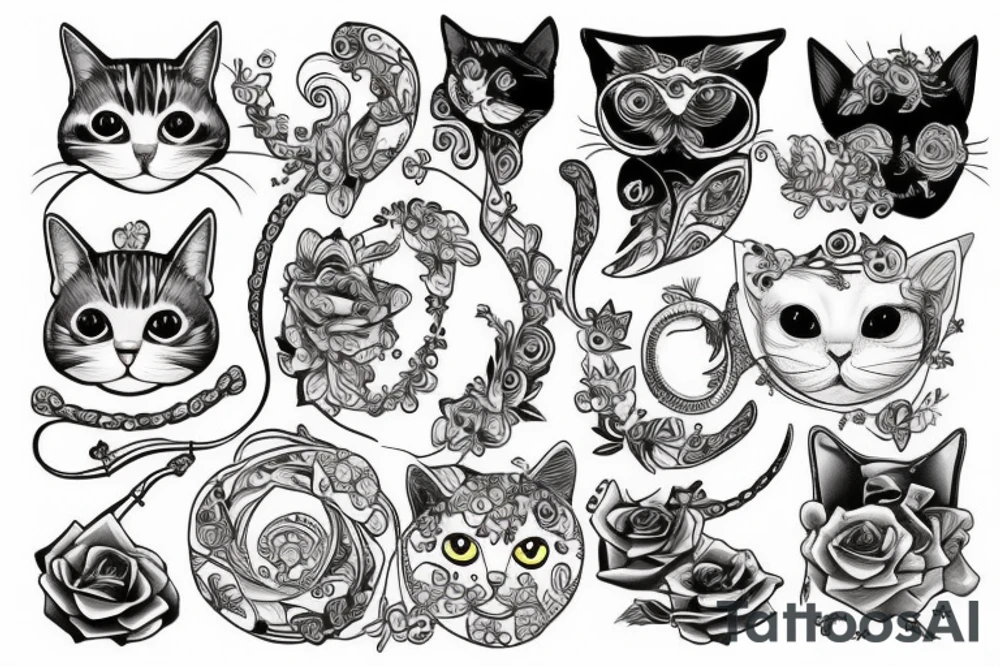Cat in the future tattoo idea