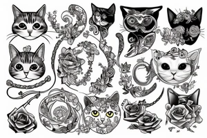 Cat in the future tattoo idea