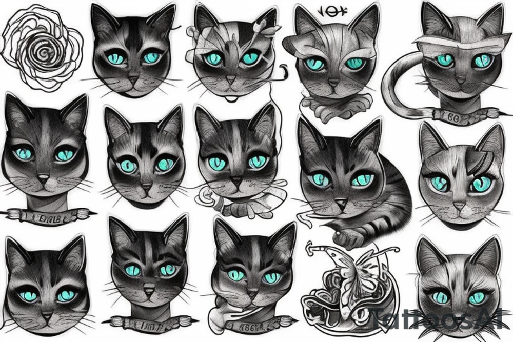 Cat in the future tattoo idea