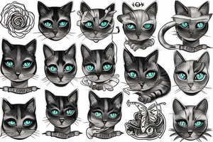 Cat in the future tattoo idea