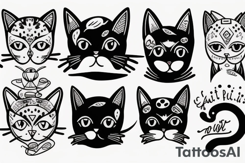 Cat in the future tattoo idea