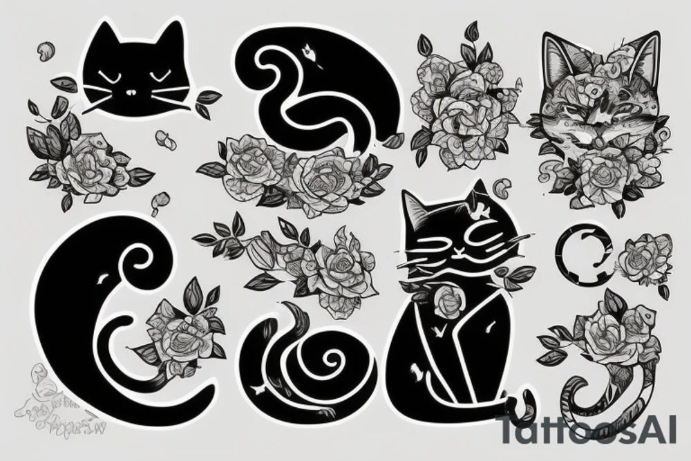 Cat in the future tattoo idea