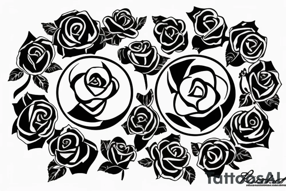 Chevy symbol with Rose tattoo idea