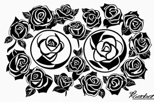 Chevy symbol with Rose tattoo idea