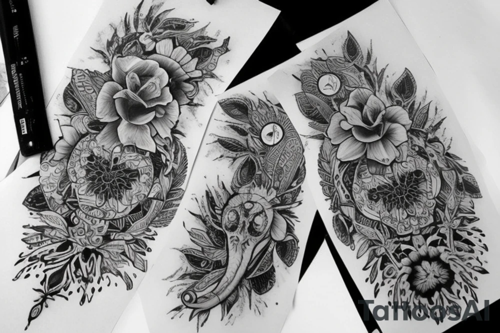 Швейная машинка tattoo idea