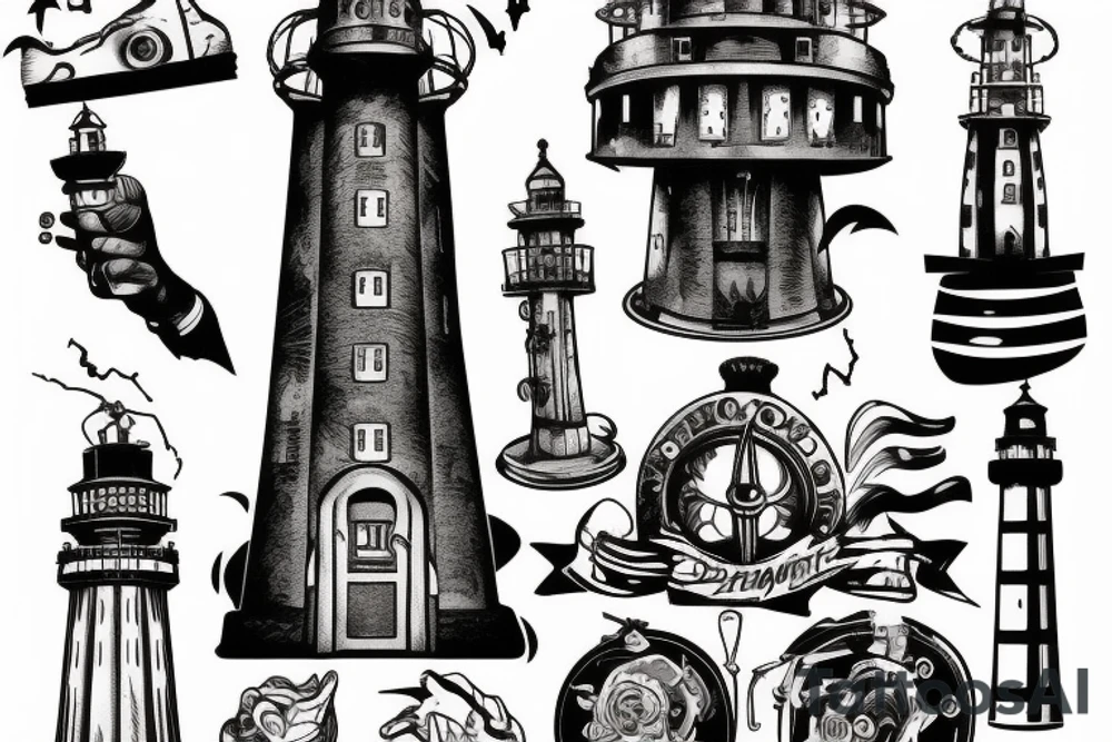 bioshock lighthouse, rapture tattoo idea