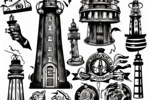 bioshock lighthouse, rapture tattoo idea