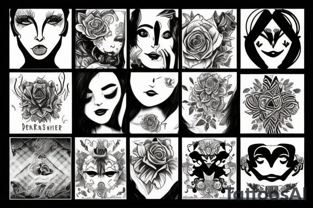 Borderline Personality disorder personified tattoo idea