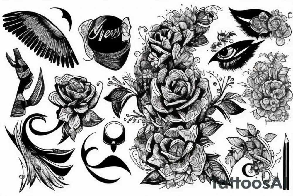 Мейнкун кот tattoo idea