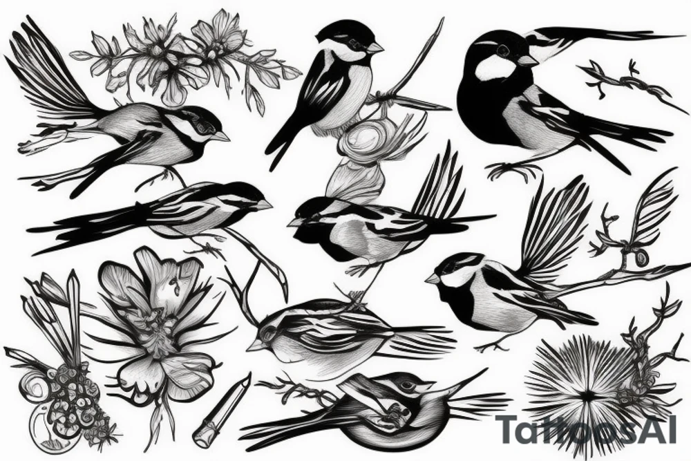 sparrow tattoo idea