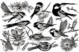 sparrow tattoo idea