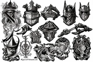 knight tattoo idea