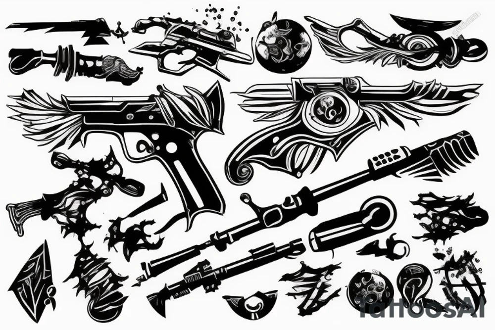 Weapon of future tattoo idea