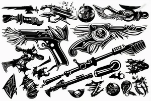 Weapon of future tattoo idea