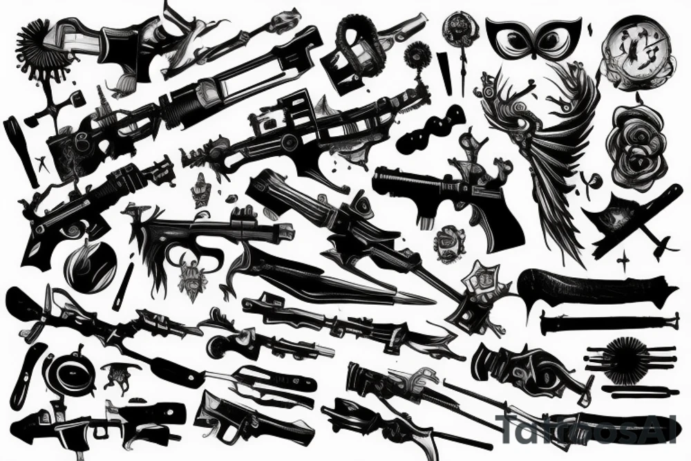 Weapon of future tattoo idea