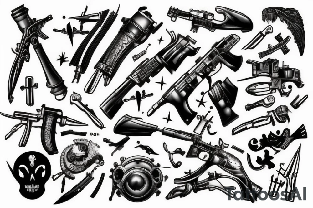 Weapon of future tattoo idea