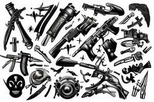 Weapon of future tattoo idea