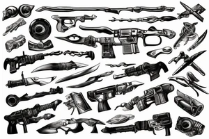 Weapon of future tattoo idea