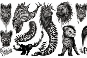 Animal instinct tattoo idea