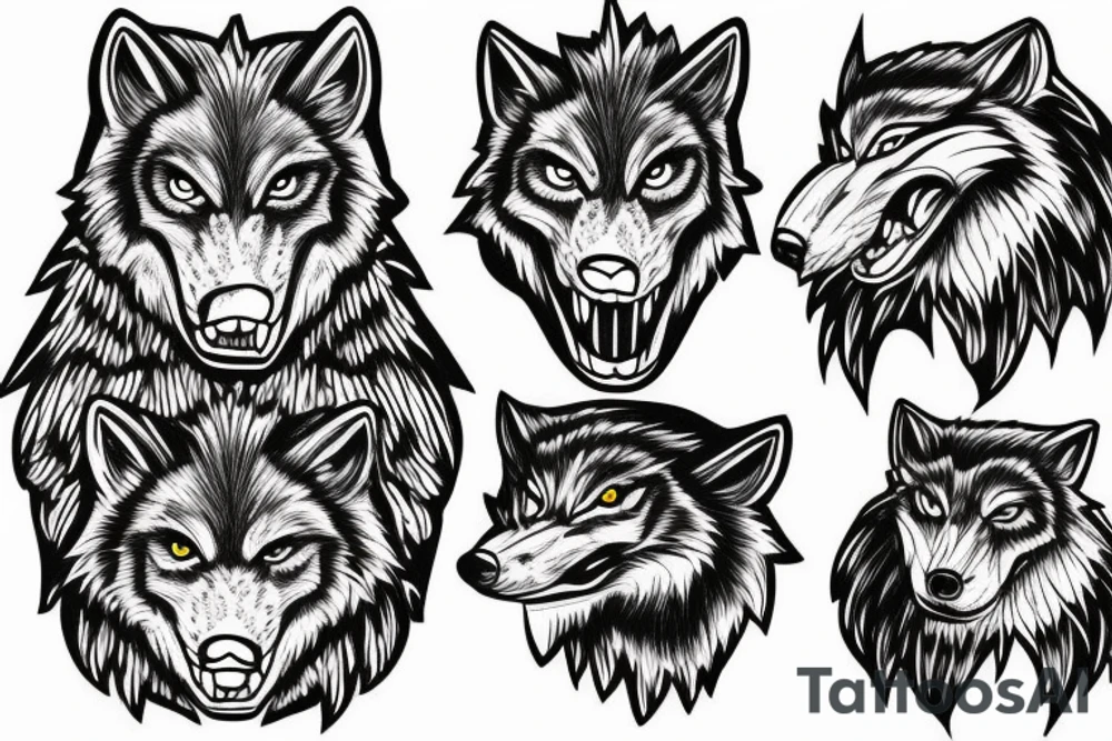 werewolf beaver tattoo idea