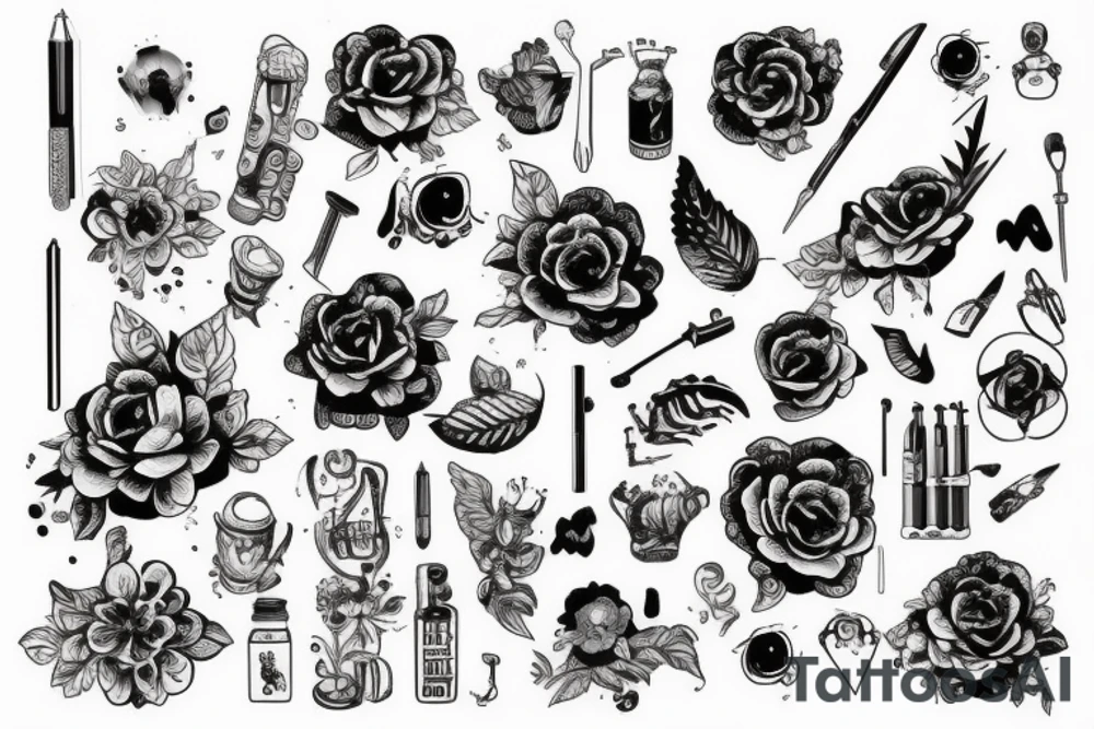 бобр+оборотень tattoo idea