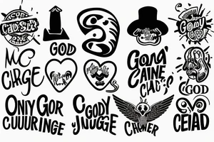 Only God can judge me tattoo idea