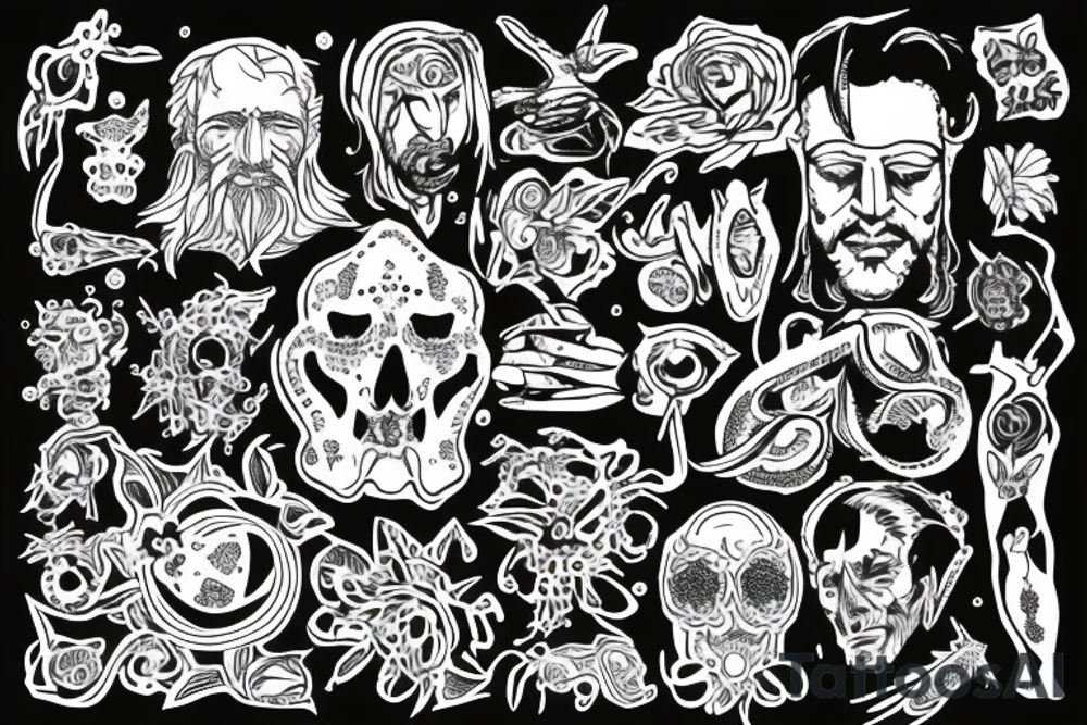 Alexander Shulgin testing LSD tattoo idea