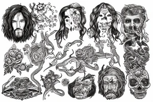 Alexander Shulgin testing LSD tattoo idea