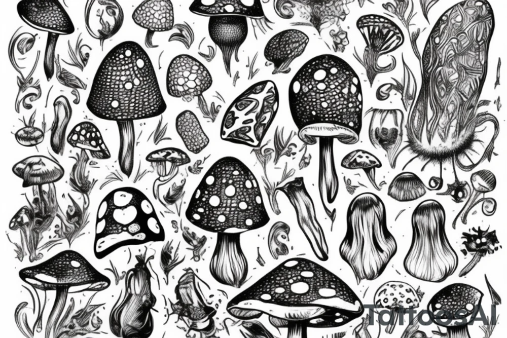 Amanita vicking tattoo idea