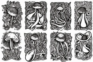 Amanita vicking tattoo idea