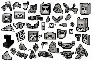 Minecraft tattoo idea