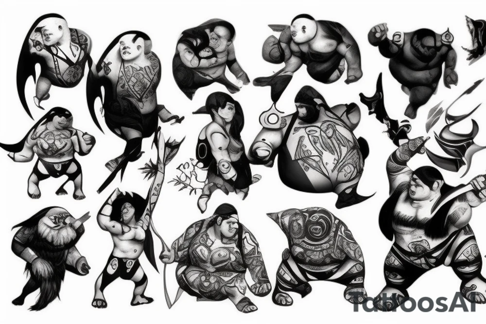 Dota pudge tattoo idea
