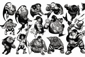 Dota pudge tattoo idea