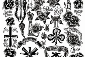 Cross tattoo idea