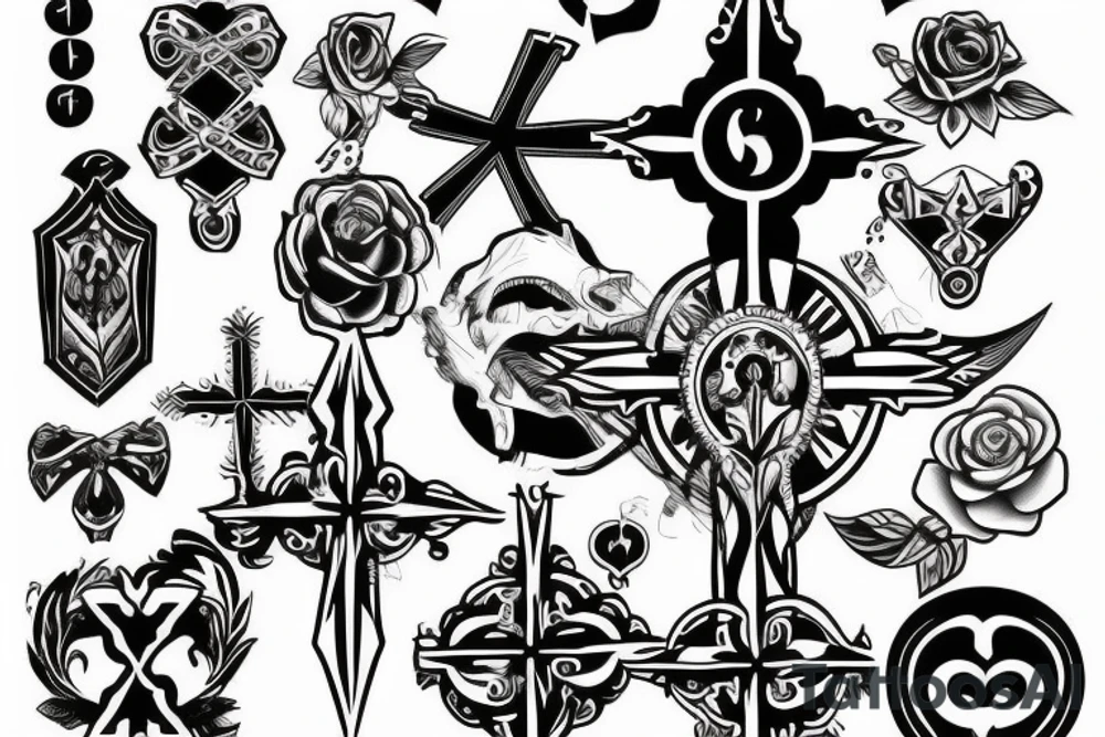 Cross tattoo idea