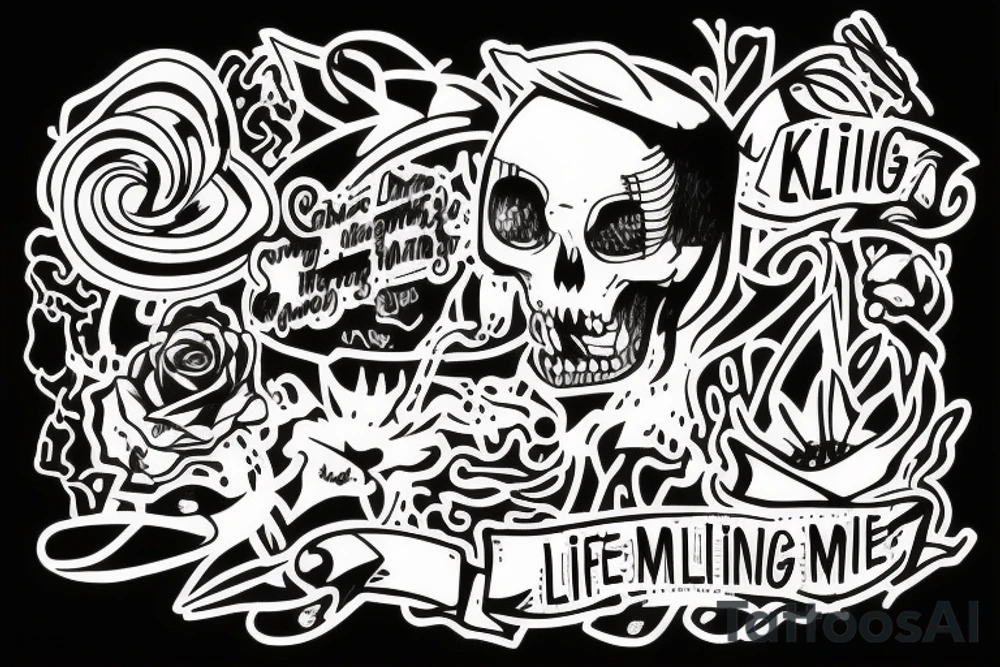 Life is killing me tattoo idea
