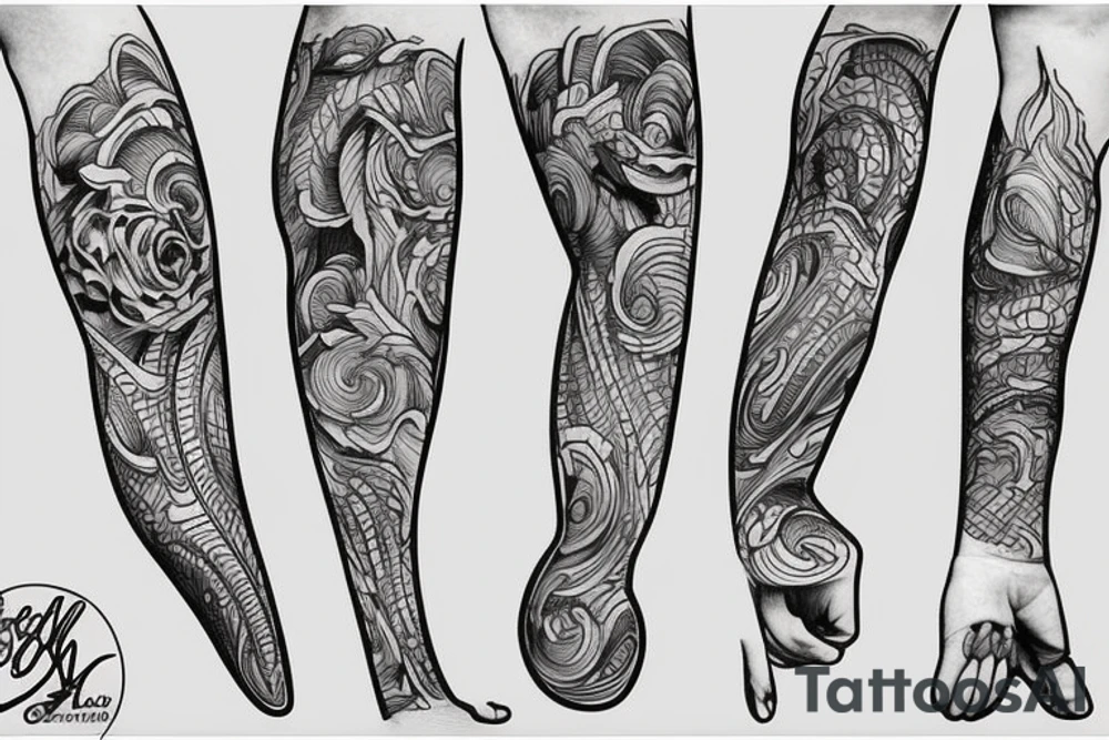 Cardio line tattoo idea