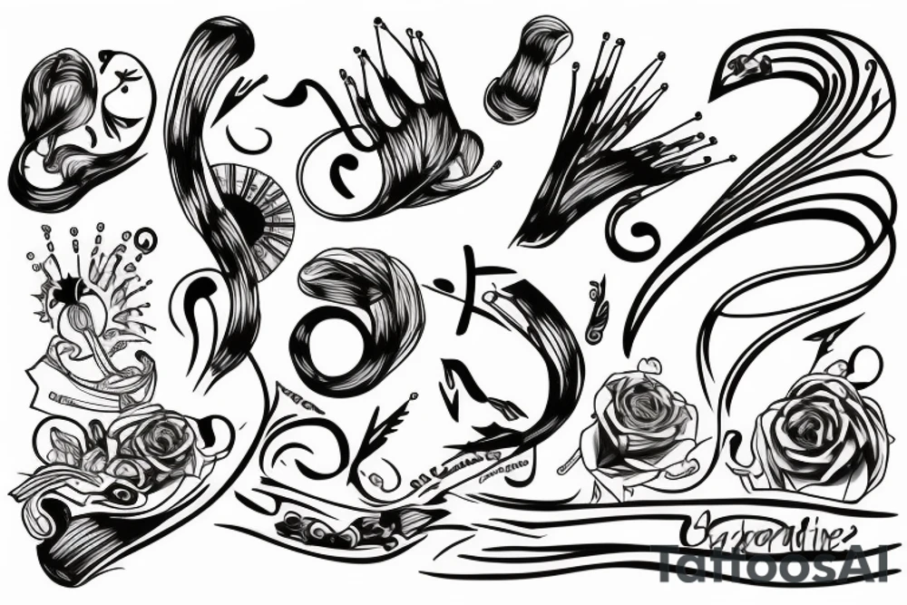 Cardio line tattoo idea
