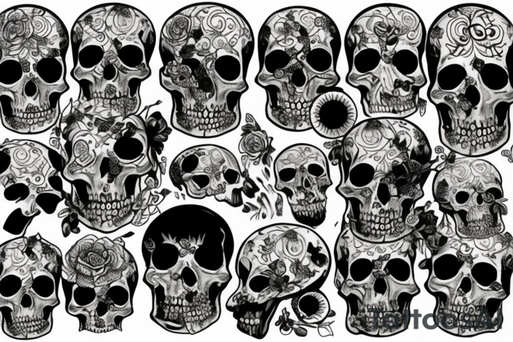 Momento mori tattoo idea